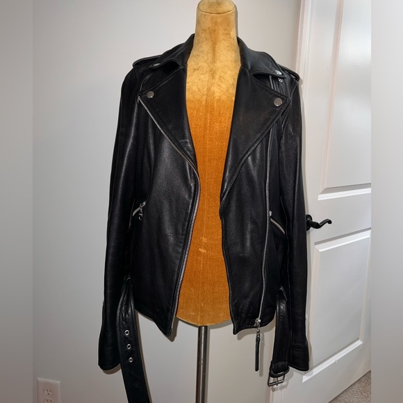 Leather Moto Jacket - Picture 3 of 4